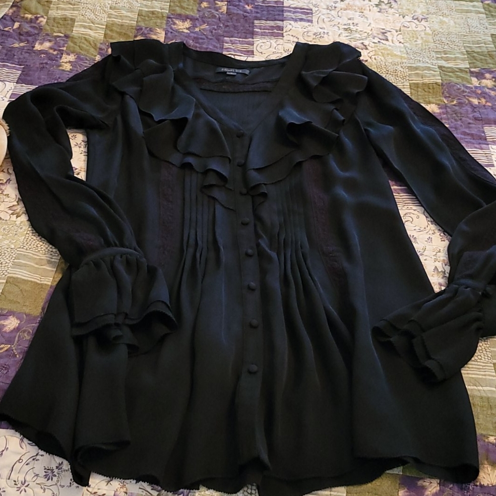 Rachel Zoe Silk lace blouse
